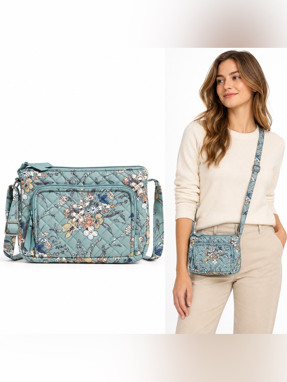 Vera Bradley RFID Little Hipster Crossbody